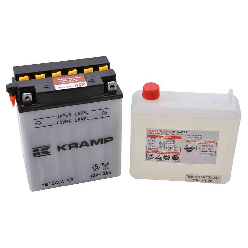 Batterie 12V 12Ah + Säurepaket - Karl Scheuch