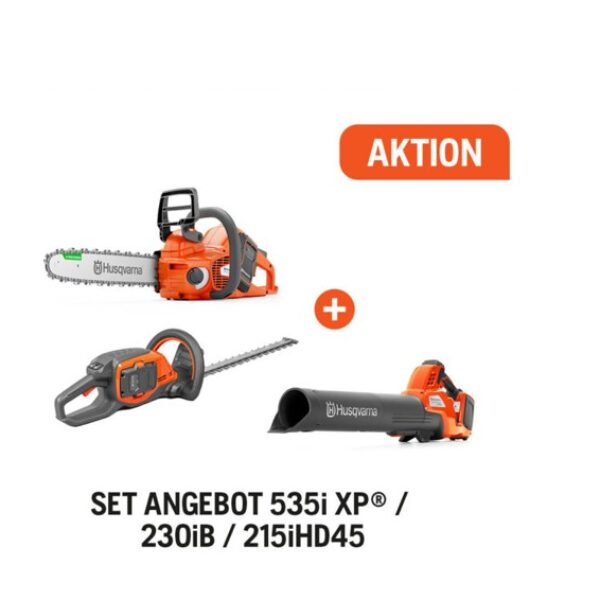 Husqvarna Akku Set  535i XP® + 230iB  + 215iHD45 Oktoberaktion
