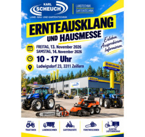 Landtechnik Scheuch – New Holland & Gartengeräte in Zeillern